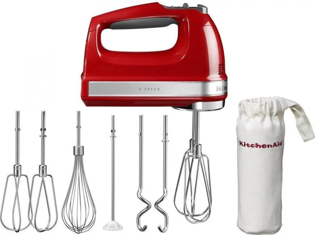 KitchenAid 5KHM9212EE Handmixer 9 Snelheden - Appelrood