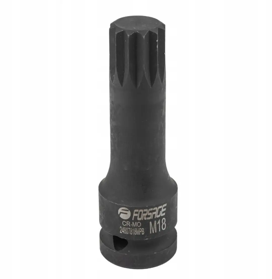 Forsage Slagmoerdoppen Spline M18 1/2" 75mm CR-MO