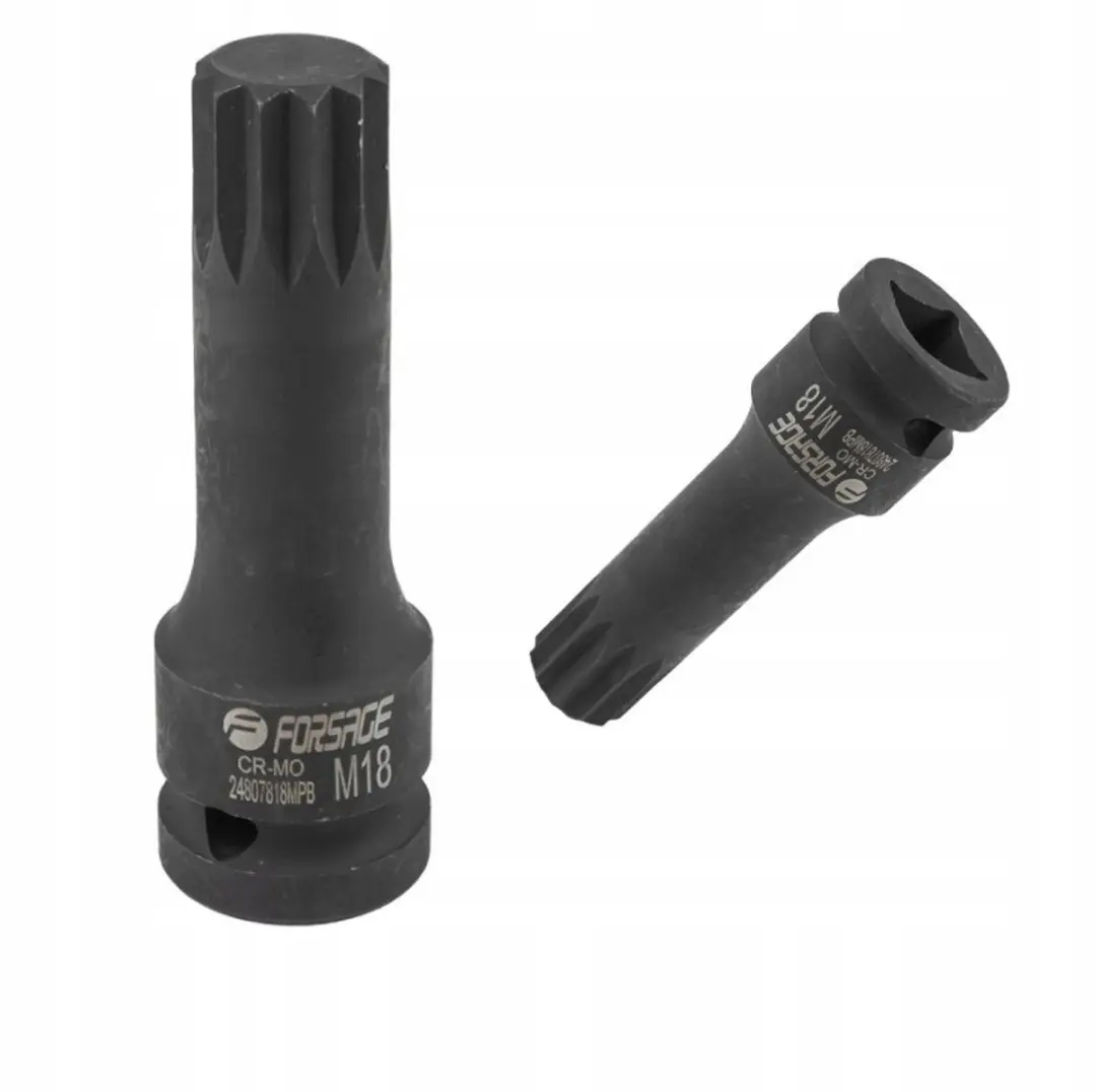 Forsage Slagmoerdoppen Spline M18 1/2" 75mm CR-MO