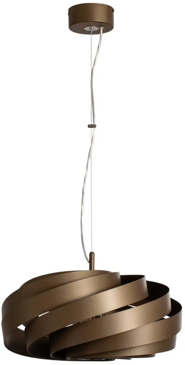 Euluna Hanglamp Metaal E27 - 50cm - Bruin - afbeelding 3 van 6