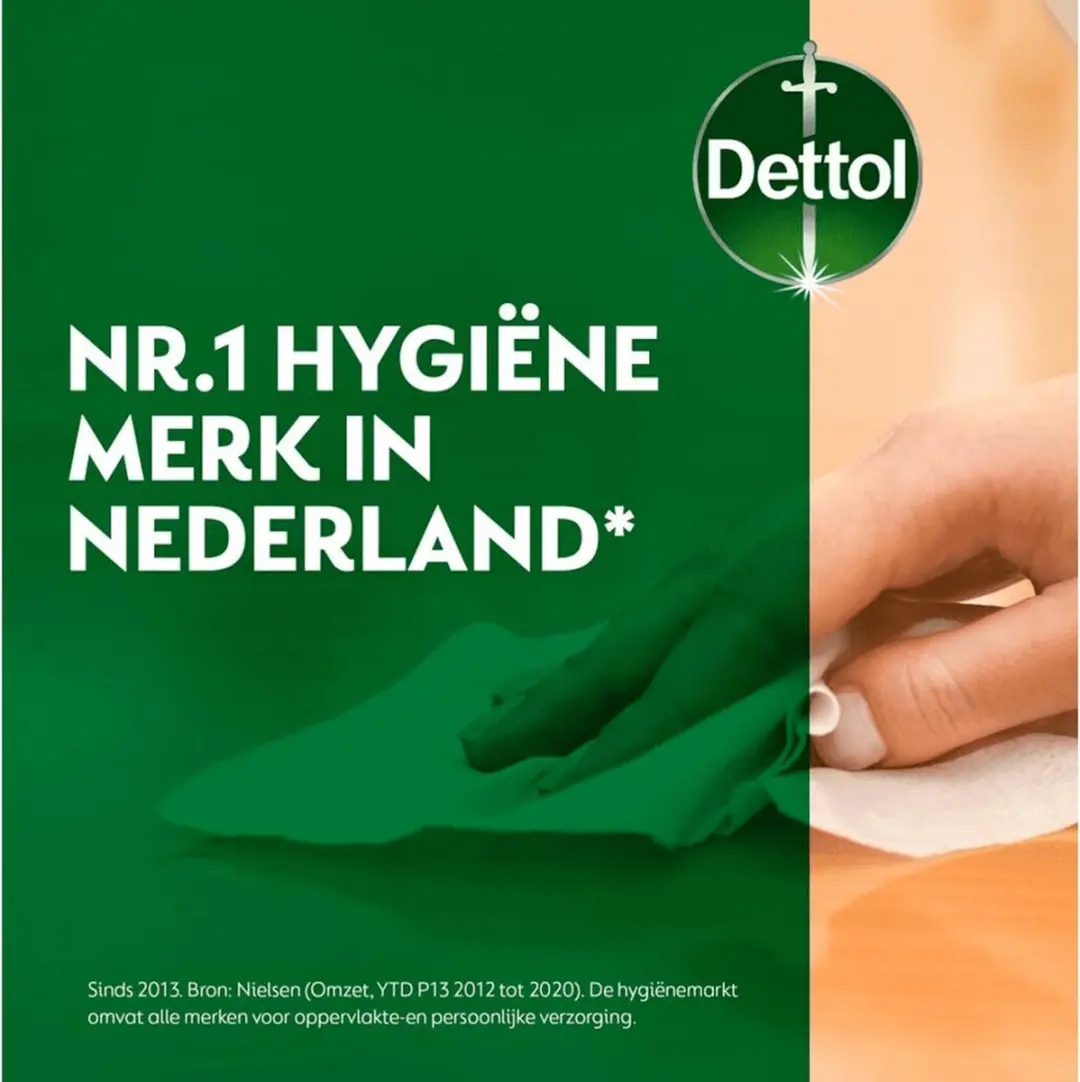 Dettol Tru Clean Reinigingsdoekjes Eucalyptus & Limoen - 48 Stuks