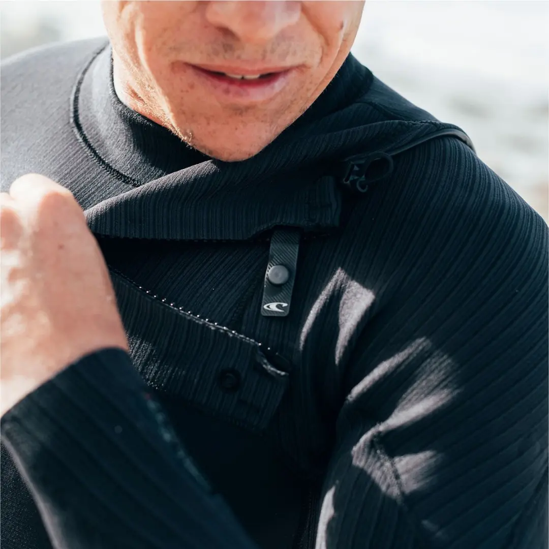 O'Neill Hyperfreak 4/3+ Chest Zip Wetsuit - Zwart - Maat L