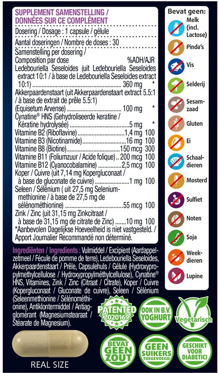 Lucovitaal Haar Volume Supplement 30 Capsules - 20 Stuks