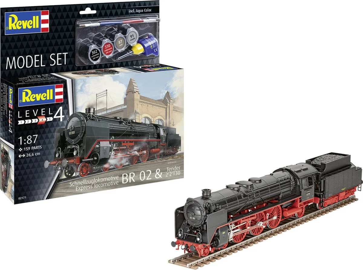 Revell 62171 Express Locomotive BR 02 Modelbouwpakket