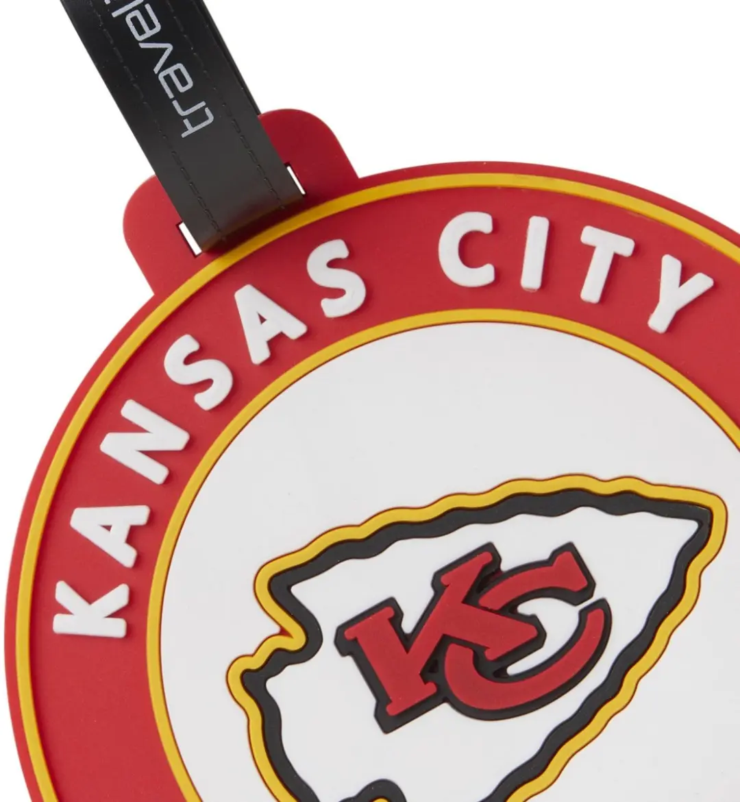Travelite NFL Bagagelabel 9cm - Wit
