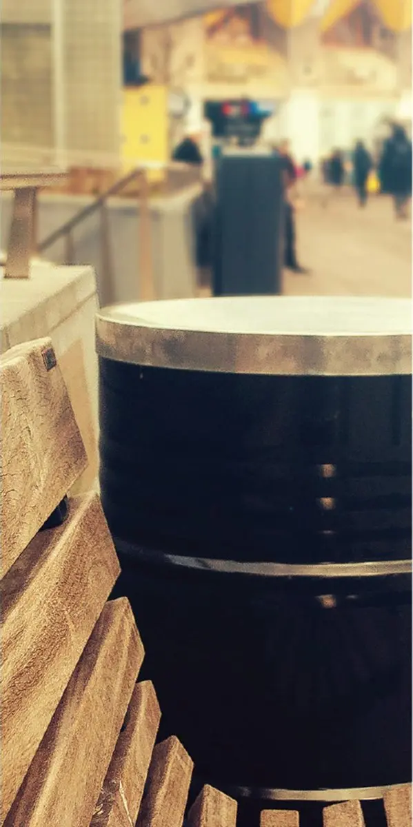Barrelkings BinBin Vlamwerend Deksels 200L - Aluminiumgrijs