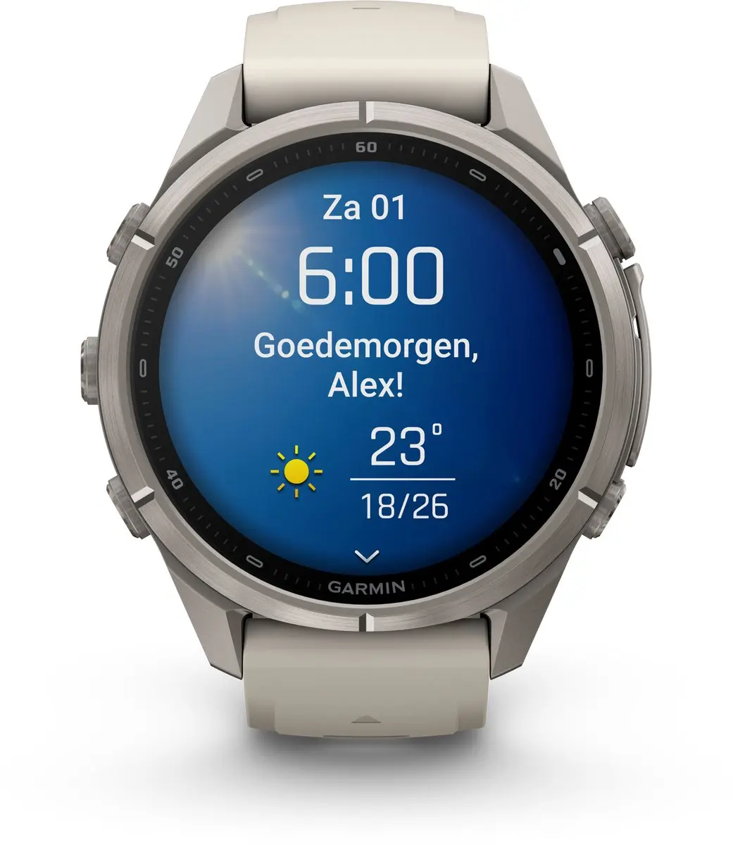 Garmin fēnix 9 Pro GPS Smartwatch 43mm - Titanium Grijs - afbeelding 6 van 6