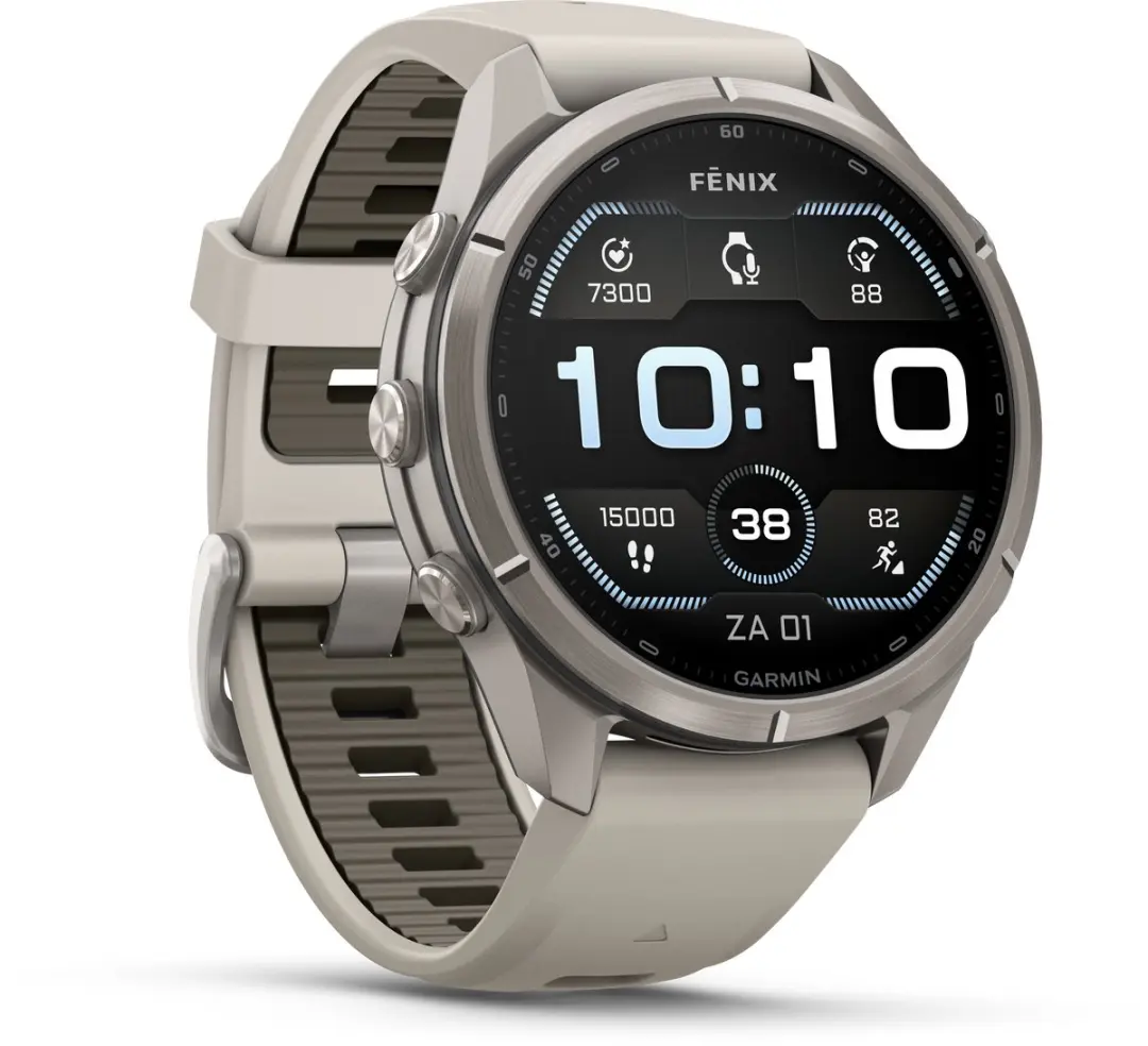 Garmin fēnix 9 Pro GPS Smartwatch 43mm - Titanium Grijs