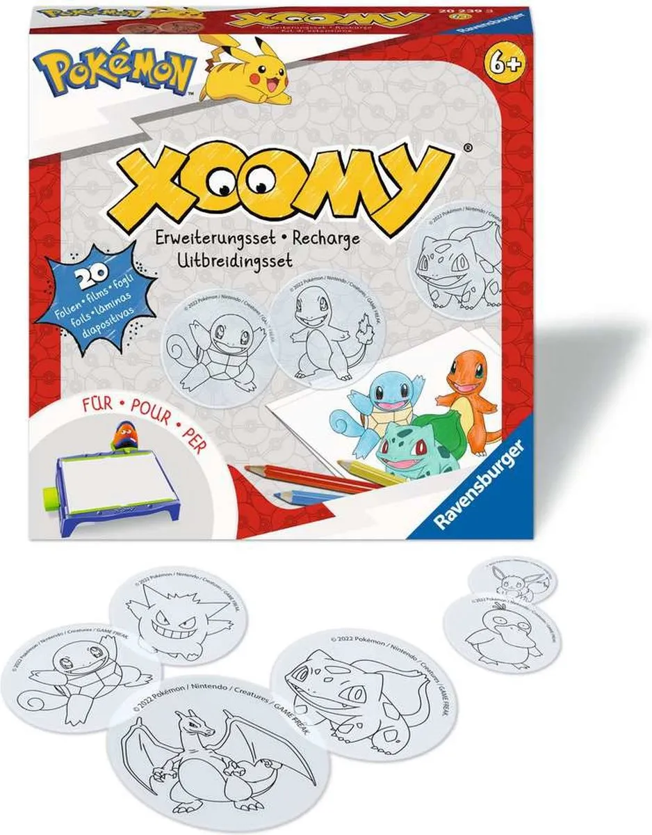 Ravensburger Xoomy Refill Pokémon - 20 Films Multicolor
