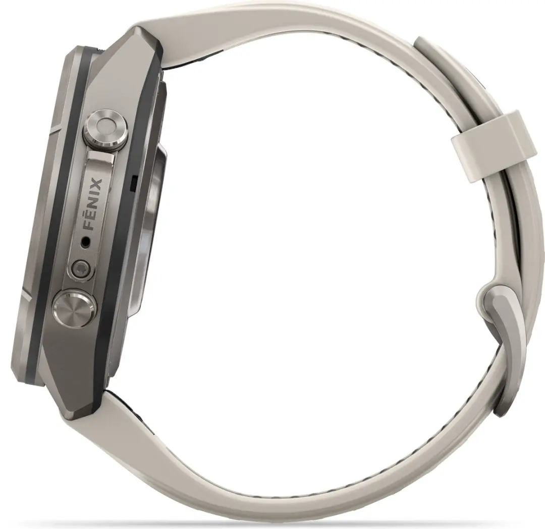 Garmin fēnix 9 Pro InReach/LTE GPS Smartwatch 43mm - Titanium Grijs