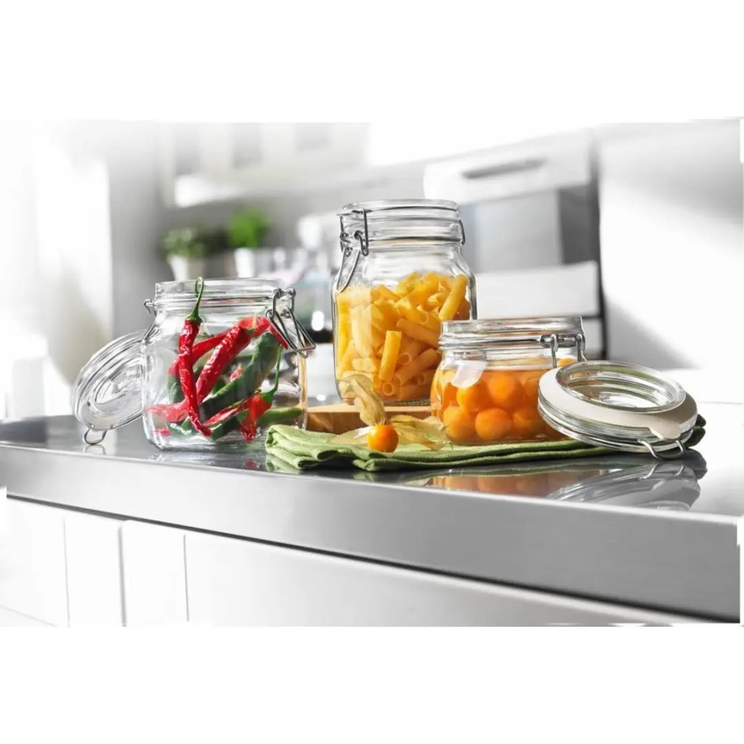 Bormioli Rocco Fido Weckpot 141612 - 1 Liter - Transparant