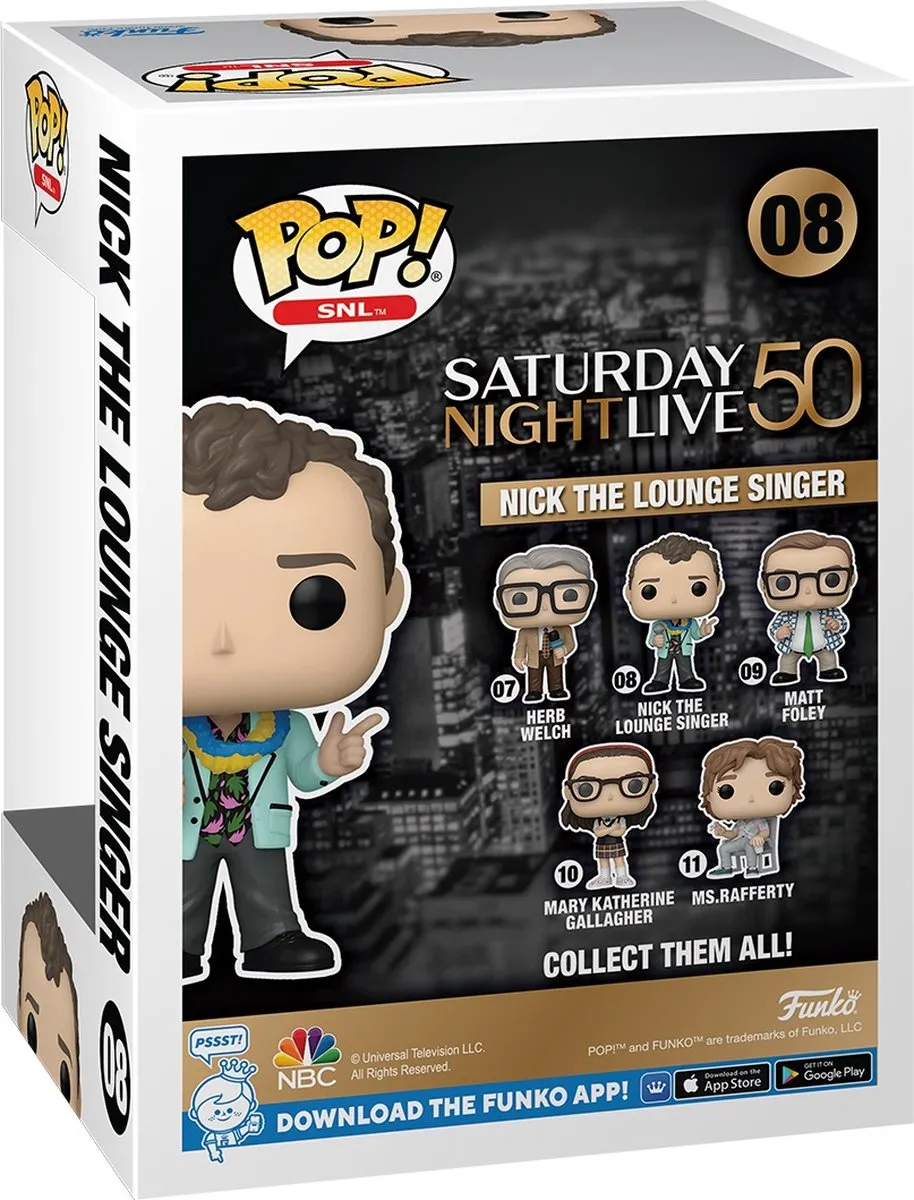 Funko Pop! SNL Nick The Lounge Singer - 50th Anniversary - afbeelding 3 van 4