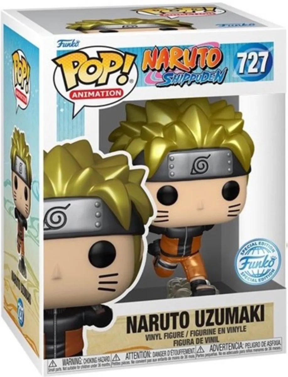 Funko Pop! Naruto Running Metallic Effect #727