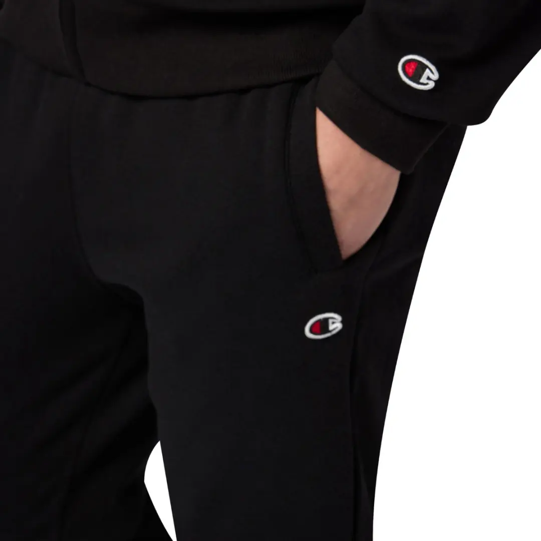 Champion Heren Full Zip Trainingspak - Zwart S