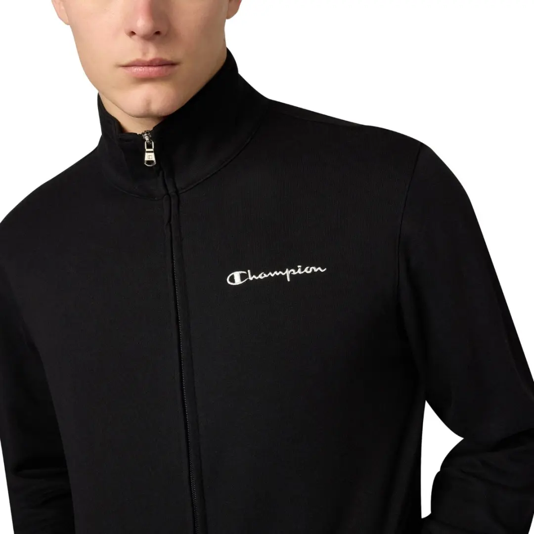 Champion Heren Full Zip Trainingspak - Zwart S