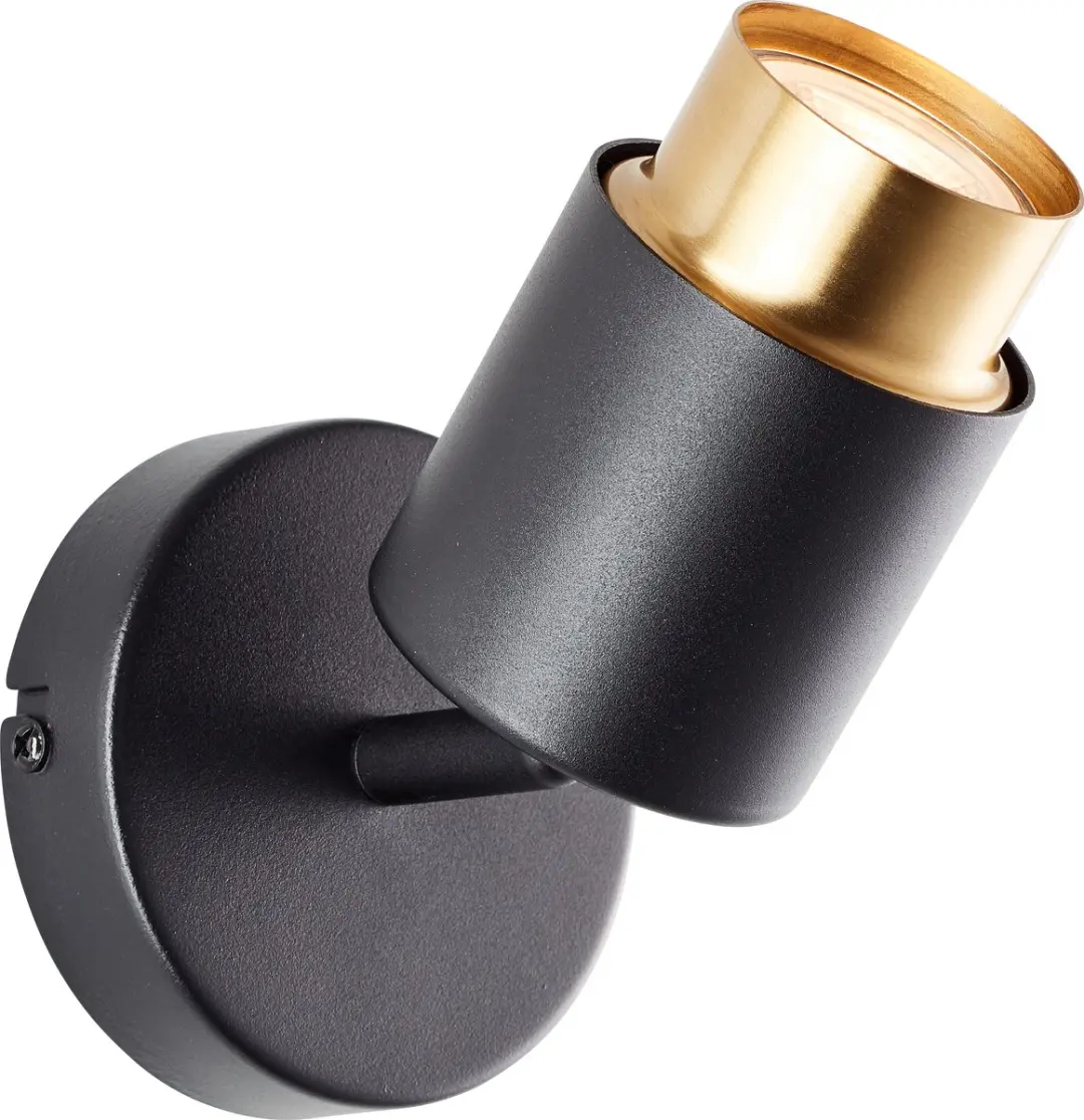 Brilliant Covelo Plafondspot GU10 5W - Zwart/Goud