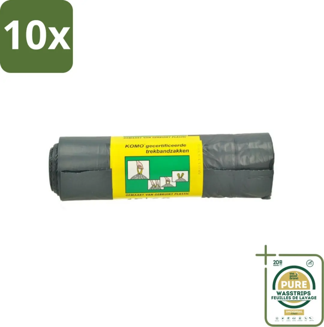 KOMO Vuilniszakken Trekband 60L