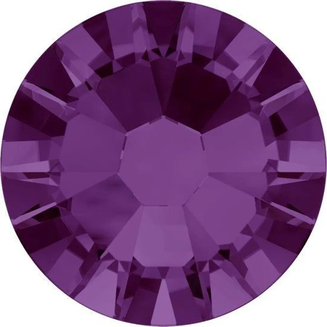 Swarovski Kristal Amethyst SS12 Nagelstenen 100 Stuks