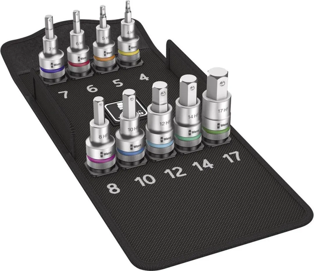 Wera 8740 C HF 2 Zyklop Binnenzeskant Bit-doppen-set 6-delig