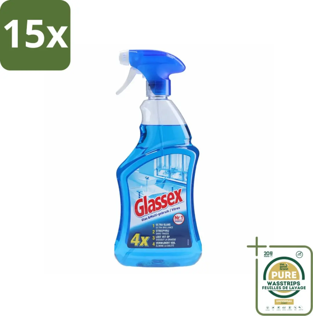 Glassex Glas & Multi Schoonmaakspray 750ml