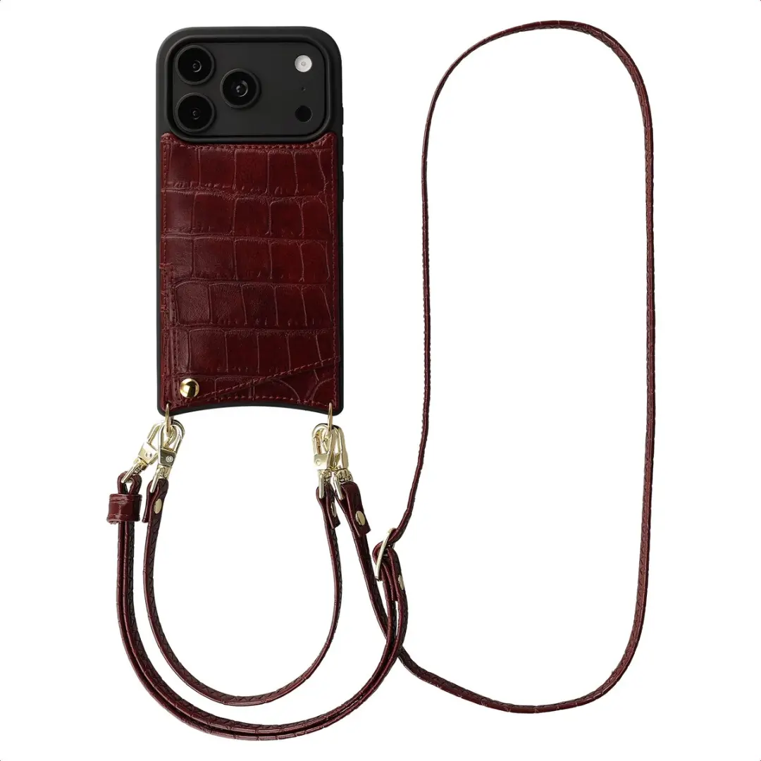 Selencia Croco Hoesje iPhone 17 Pro