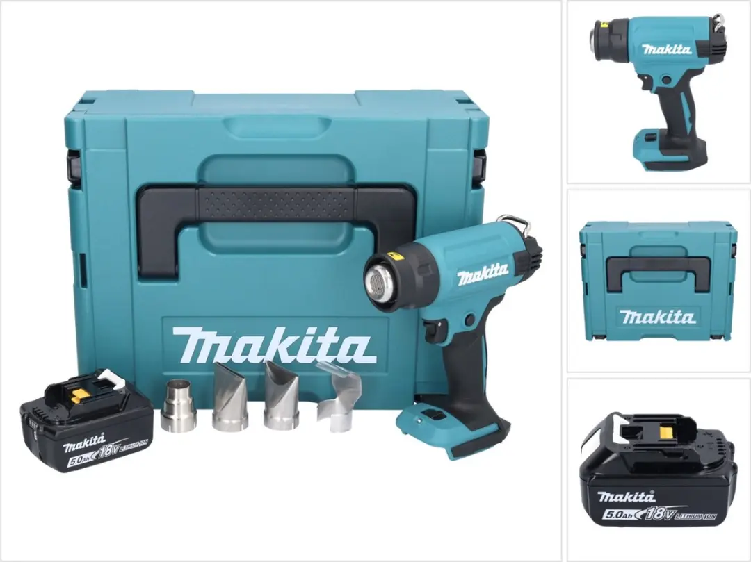 Makita DHG181T1J Heetluchtpistool 18V
