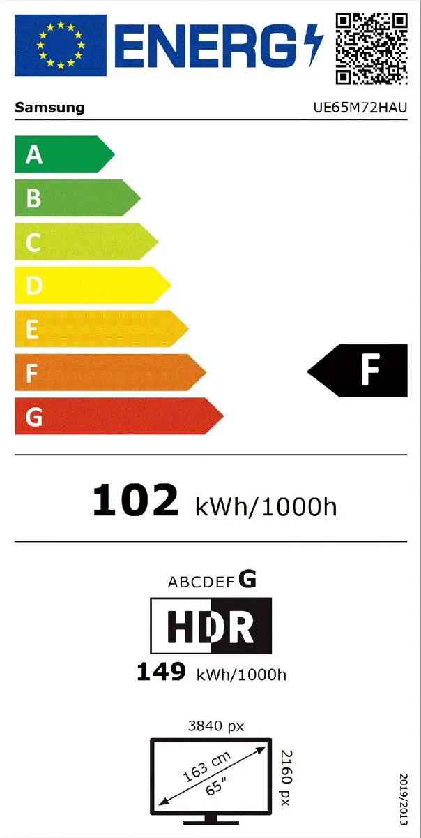 Samsung UE65M72H MiniLED TV - 65" - Zwart - afbeelding 4 van 6