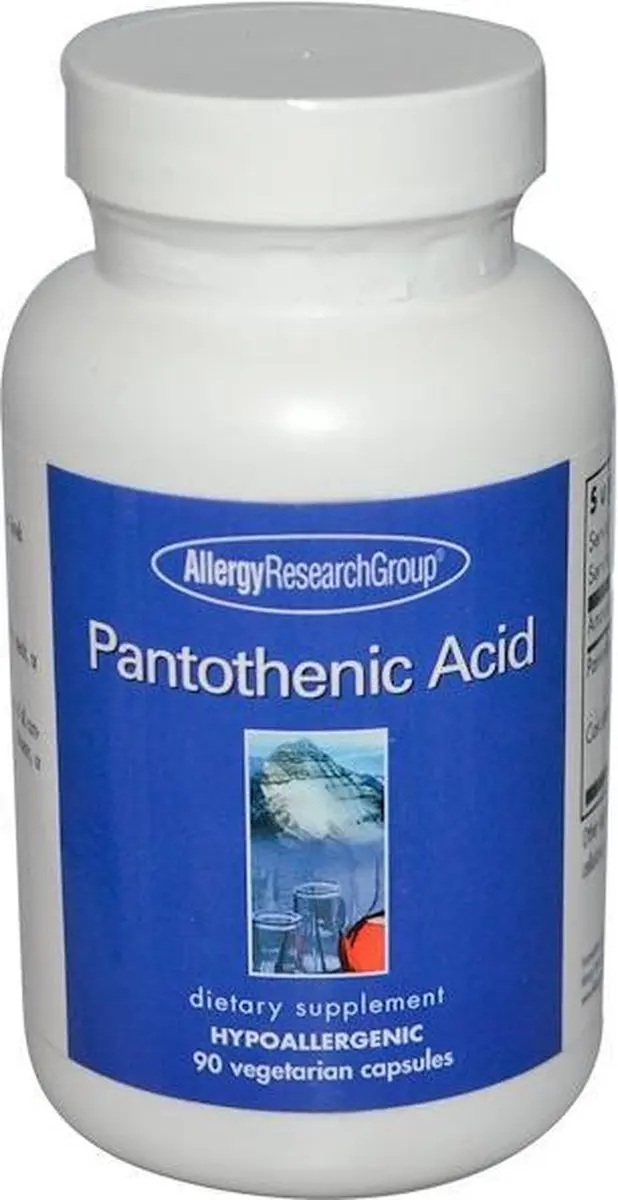 Allergy Research Group Pantothenic Acid 90 Veggie Caps