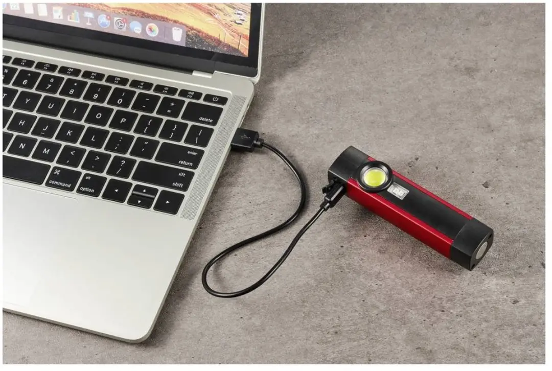 TOOLCRAFT TO-11210388 LED-staaflamp COB - 200 Lm - Rood/Black