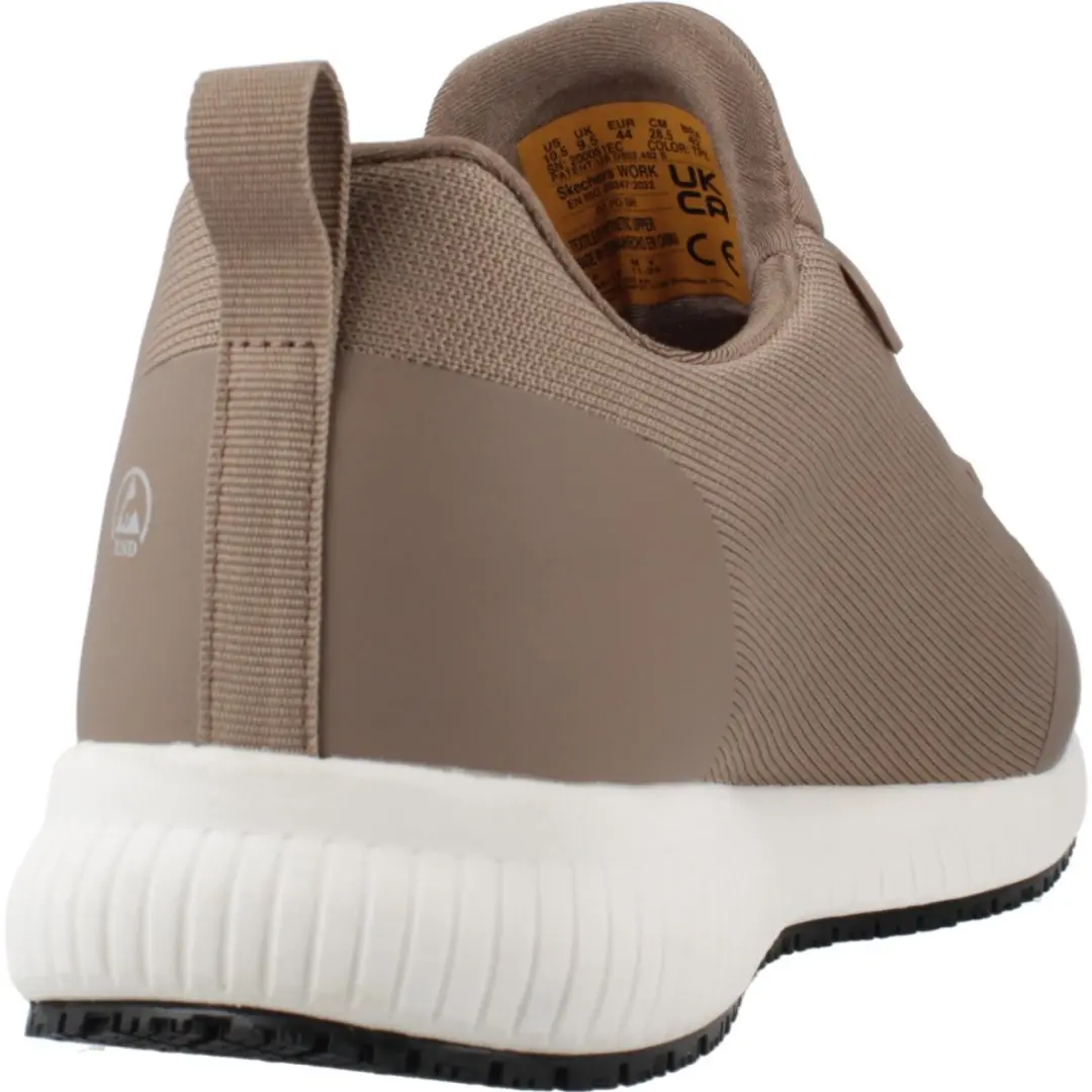 Skechers Squad SR Werkschoenen Taupe - Maat 47