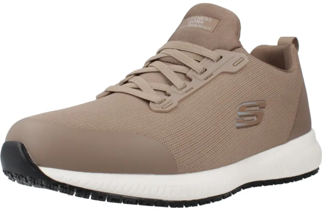 Skechers Squad SR Werkschoenen Taupe - Maat 47