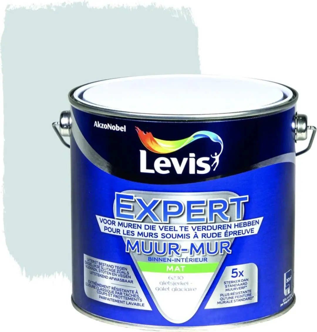 Levi's Expert Muurverf Mat Gletsjerkei 1L