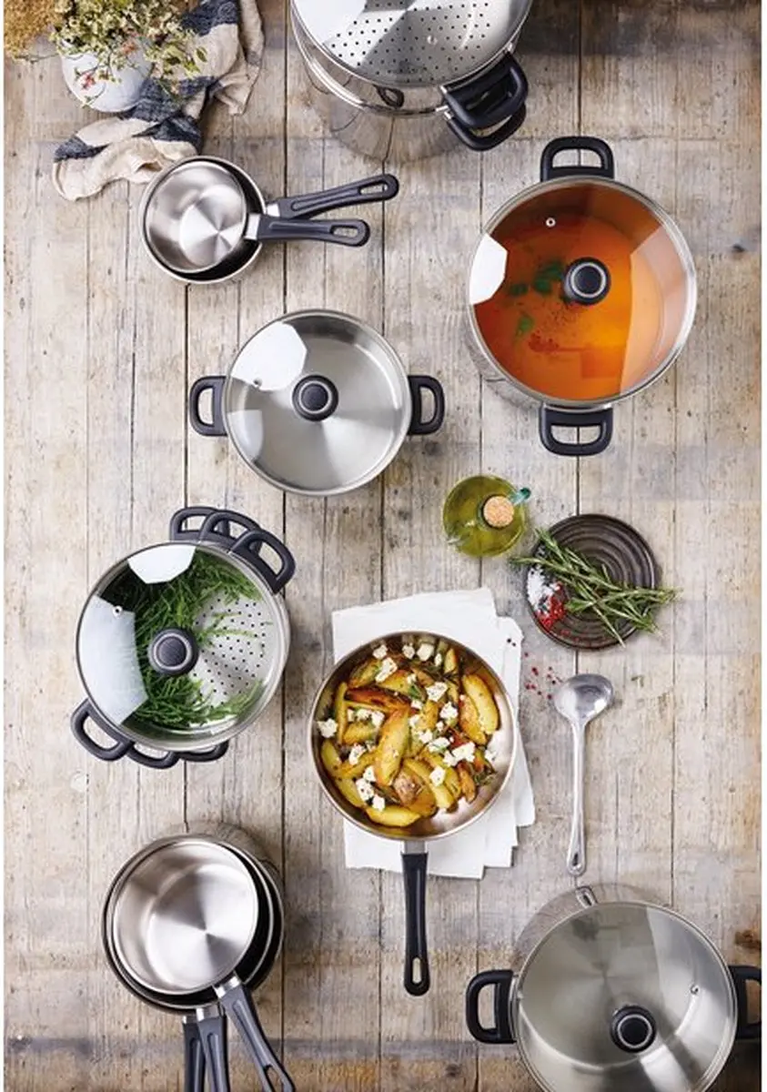 Beka 28cm RVS Braadpan met Deksel - 12031284
