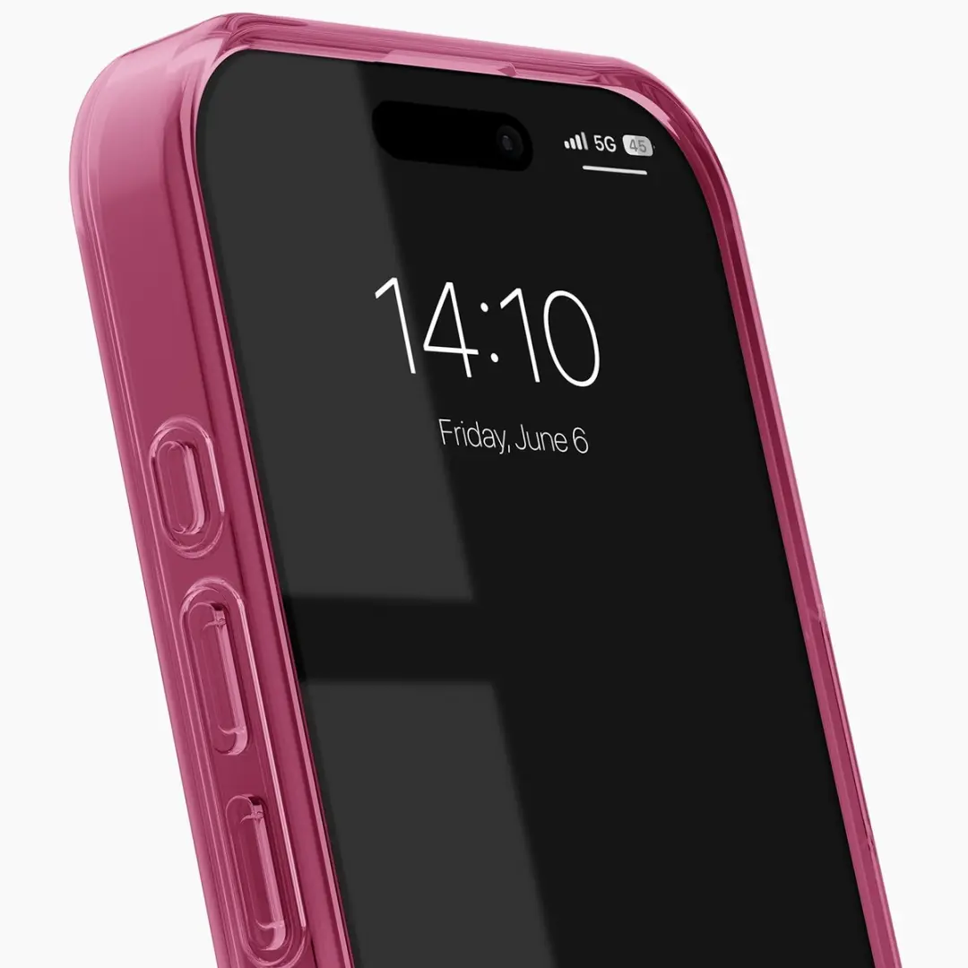iDeal of Sweden Clear Case iPhone 16 Pro - Cherry Crush - IDCLCMS-I2461P-605