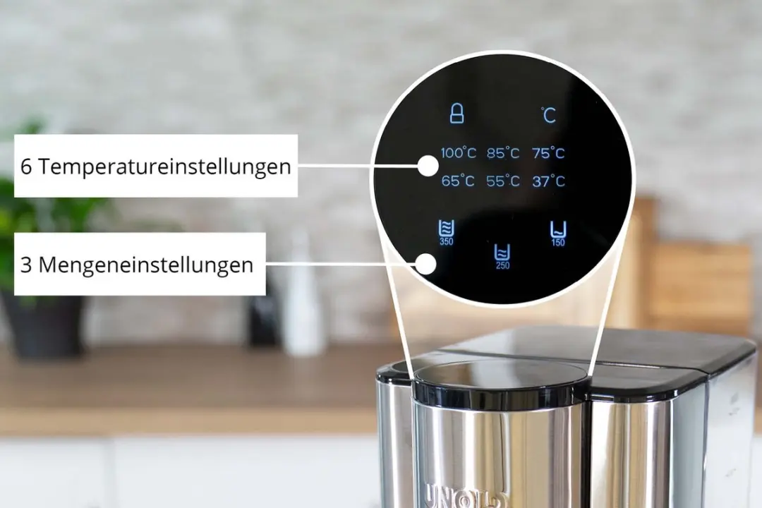 Unold Ava Heetwaterdispenser 2.5L - 2600W - Zwart
