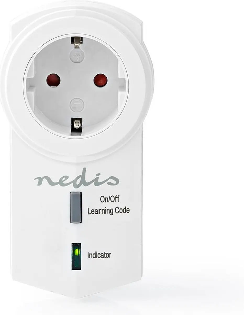 Nedis RF-stekker Mesh 433MHz 3680W Wit