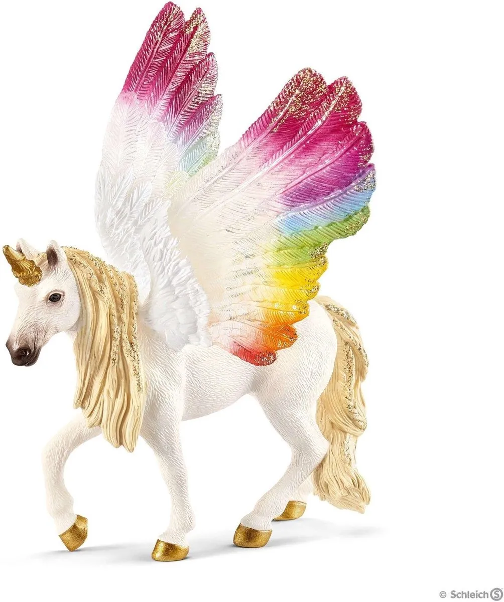 Schleich BAYALA Gevleugelde Regenboog Eenhoorn 70576 - Multikleur