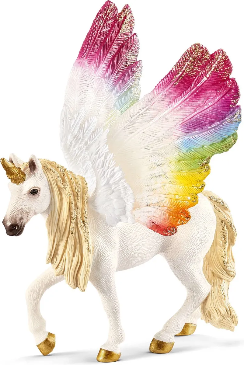 Schleich BAYALA Gevleugelde Regenboog Eenhoorn 70576 - Multikleur