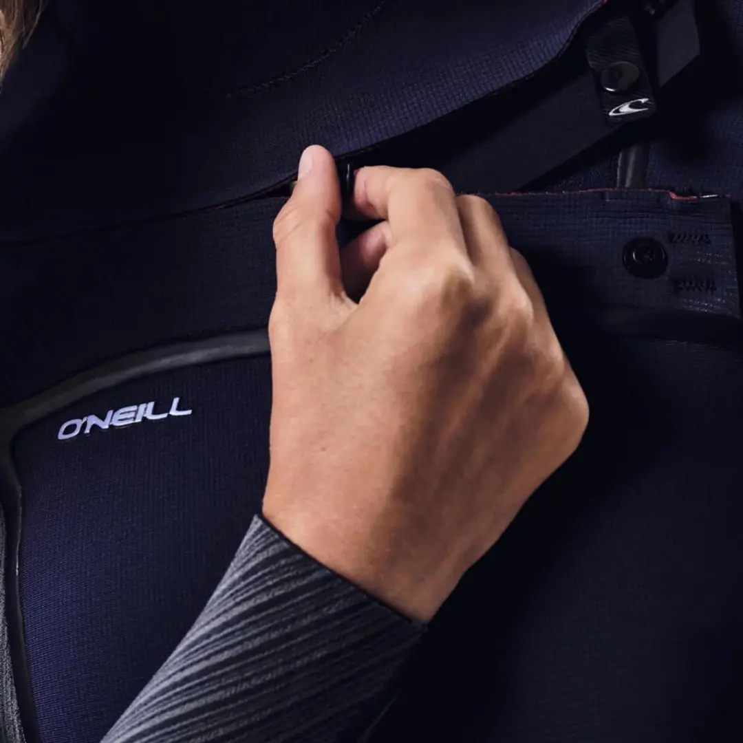 O'Neill Hyperfreak Fire 5/4mm Heren Wetsuit - Chest Zip - Zwart - XLT