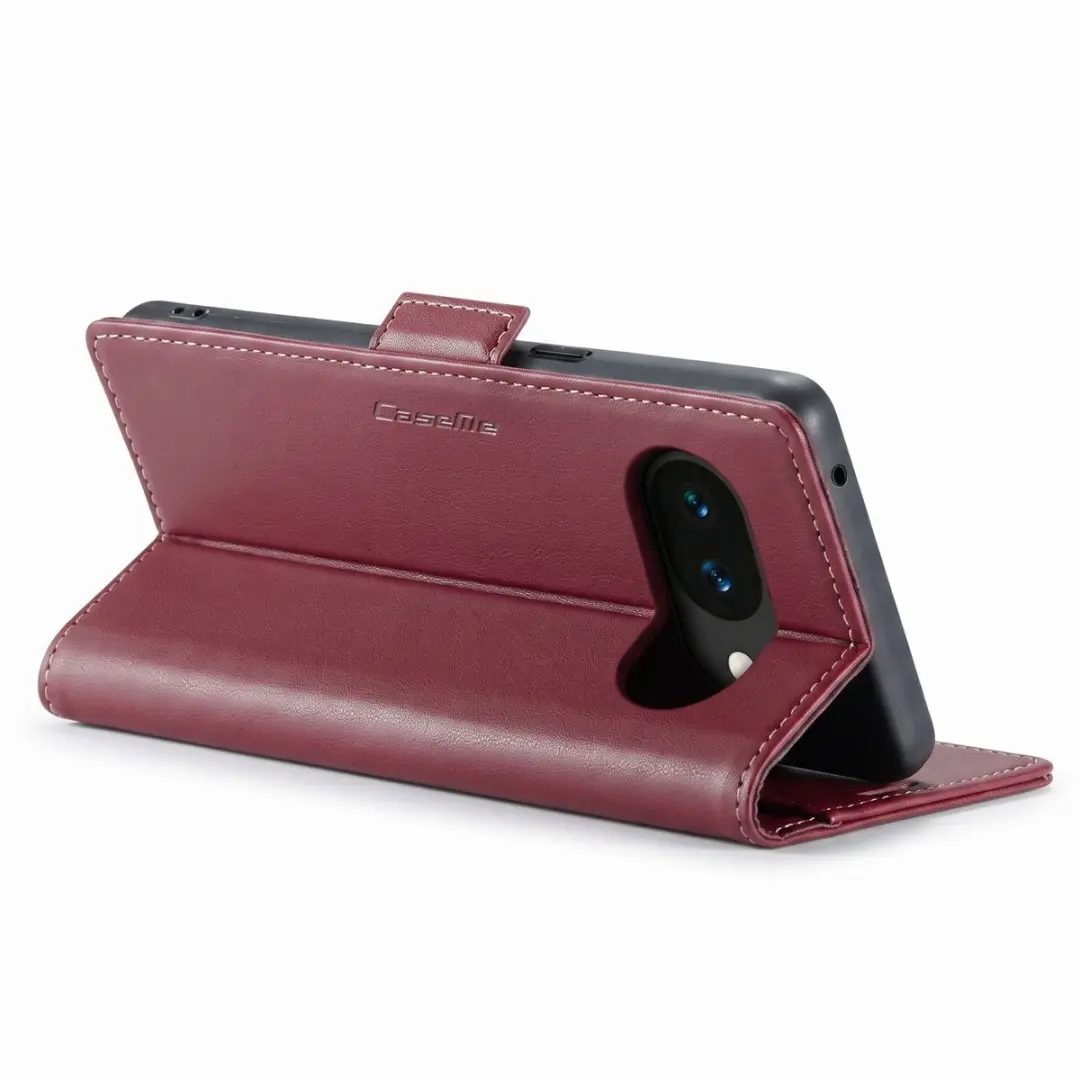 Caseme Wallet Hoesje Bordeaux FOLIO-CASEM-RD-PX10A - Google Pixel 10a