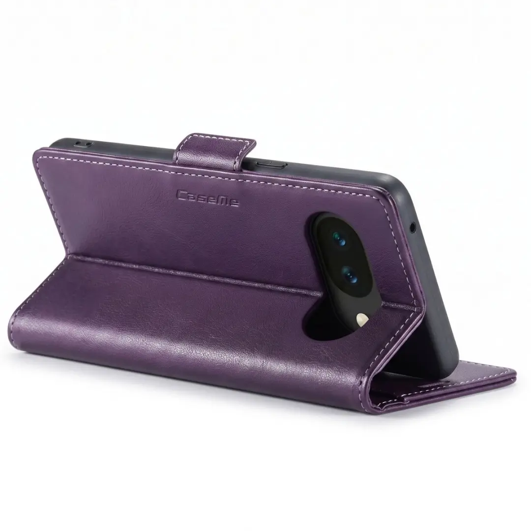 Caseme Wallet Hoesje Google Pixel 10a Anti-RFID - Paars FOLIO-CASEM-PP-PX10A