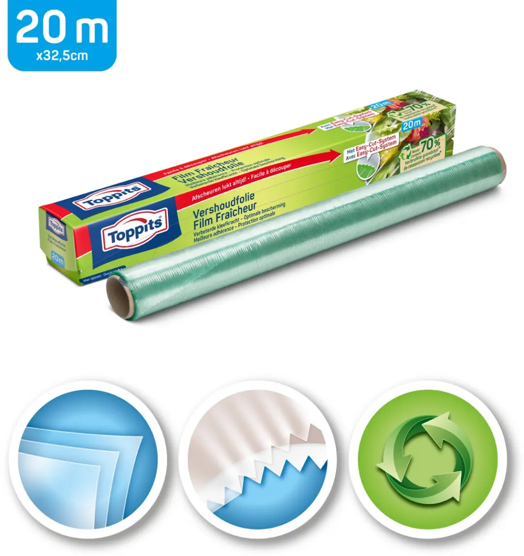 Toppits Vershoudfolie 32,5cm x 20m