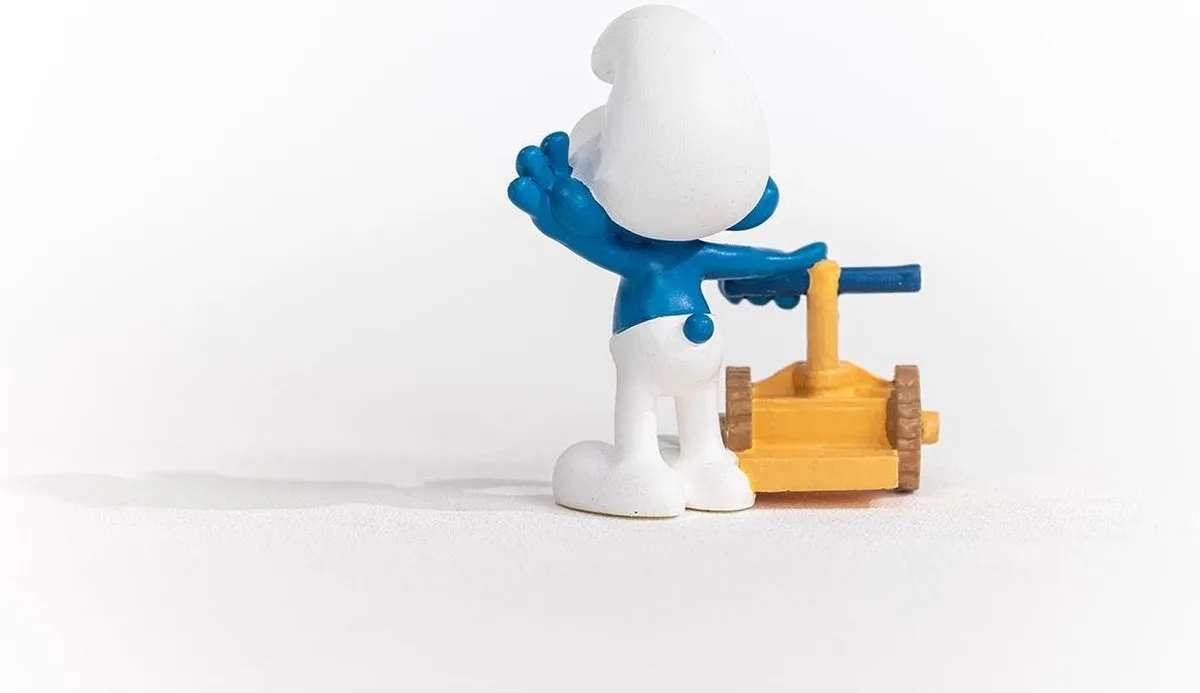 Schleich Smurfen Speedy Smurf 20834 - Blauw