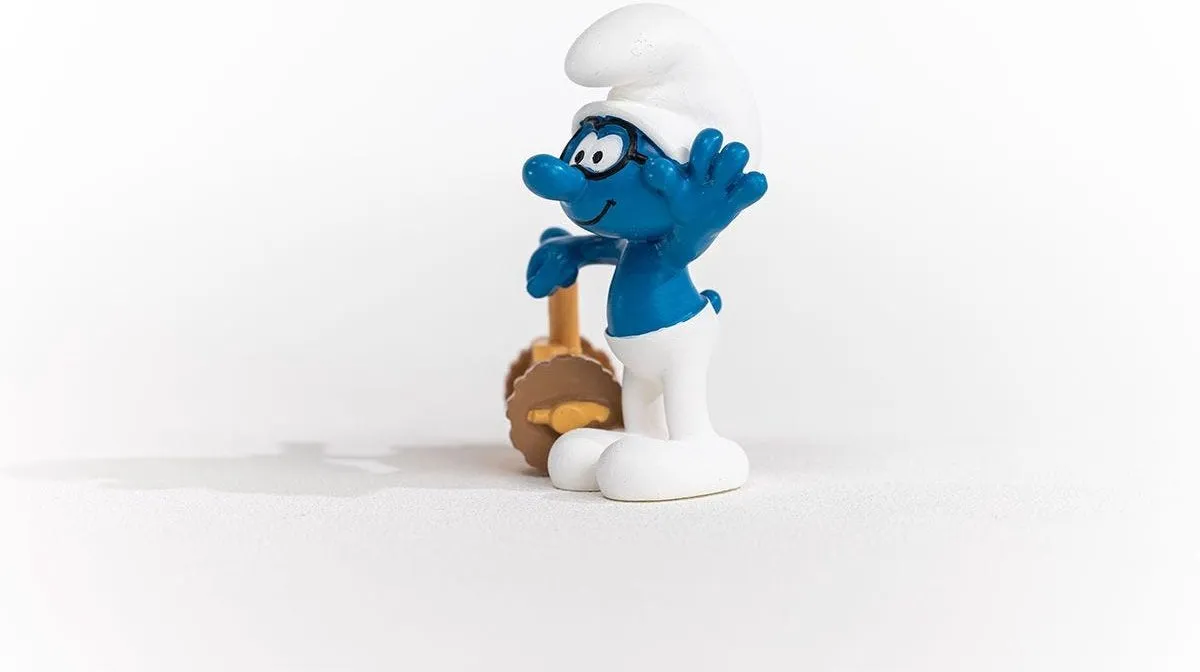Schleich Smurfen Speedy Smurf 20834 - Blauw