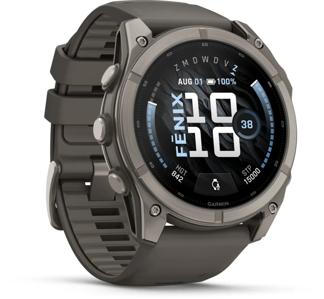 Garmin fēnix 9 GPS Smartwatch 51mm - Titanium Grijs
