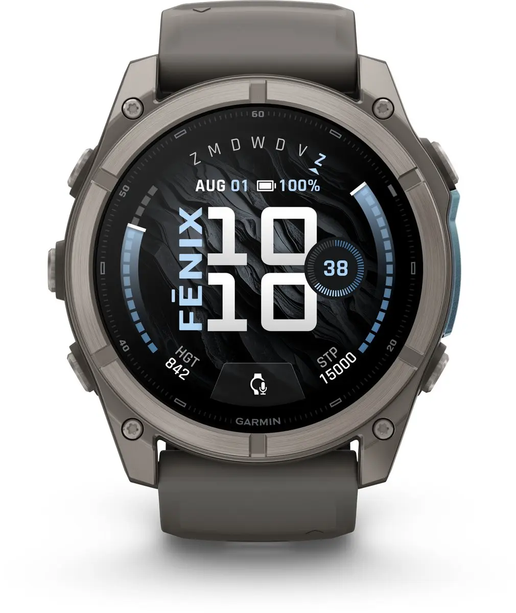 Garmin fēnix 9 GPS Smartwatch 51mm - Titanium Grijs