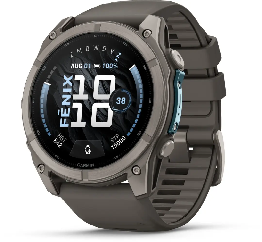 Garmin fēnix 9 GPS Smartwatch 51mm - Titanium Grijs