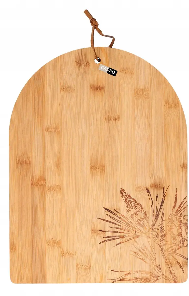 Excellent Houseware Houten Snijplank 35x26cm Bloemgravure