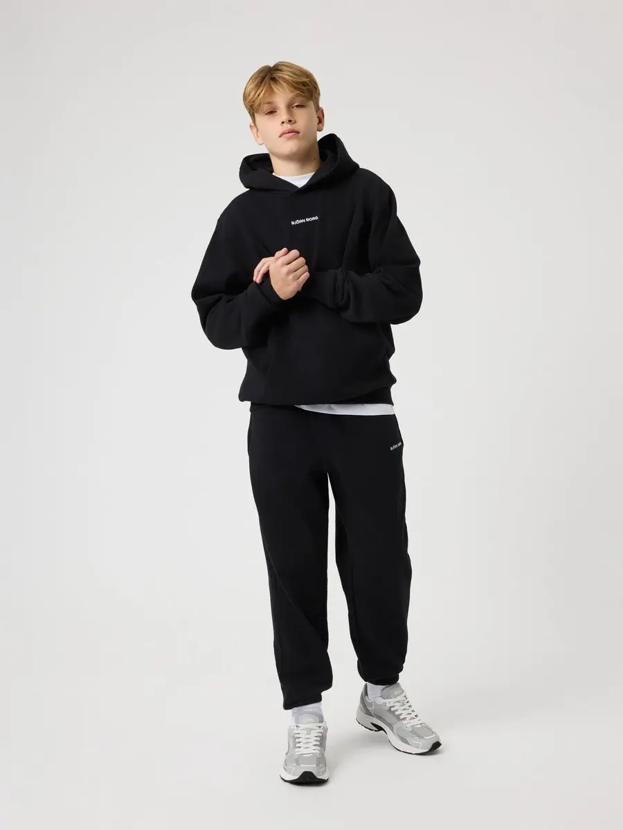Björn Borg Classic Hoodie Jongens - Zwart - Maat 134-140