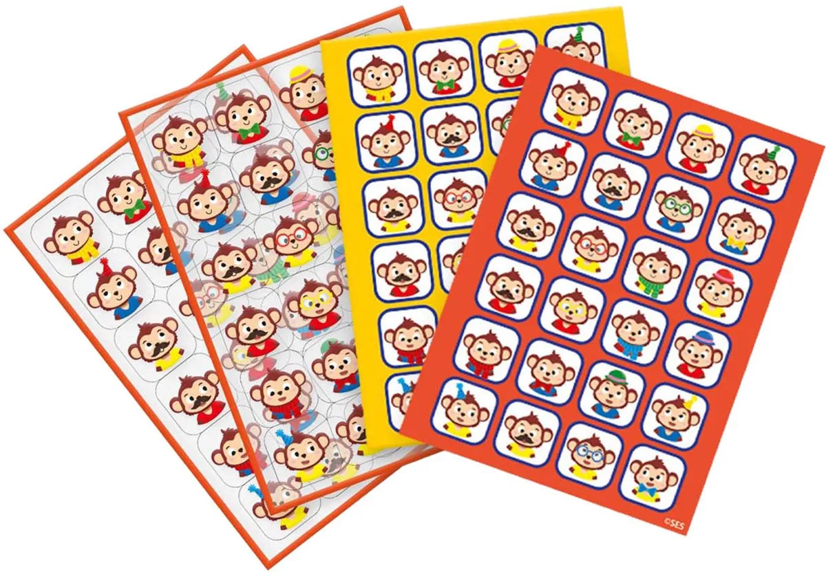 SES Creative Raamsticker Reisspel - 48 Stickers Multicolor